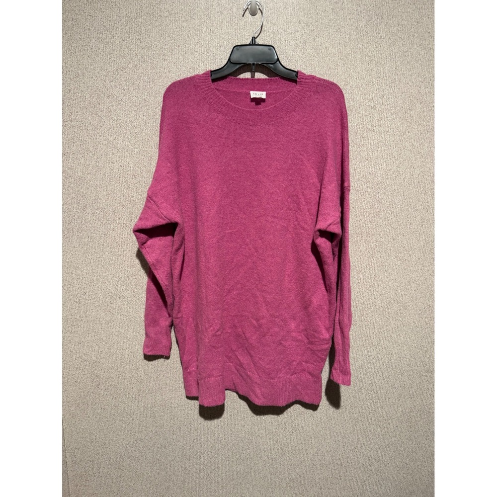 LE LIS Collection Women's Pink Wool‎ Blend Oversized Sweater Size S